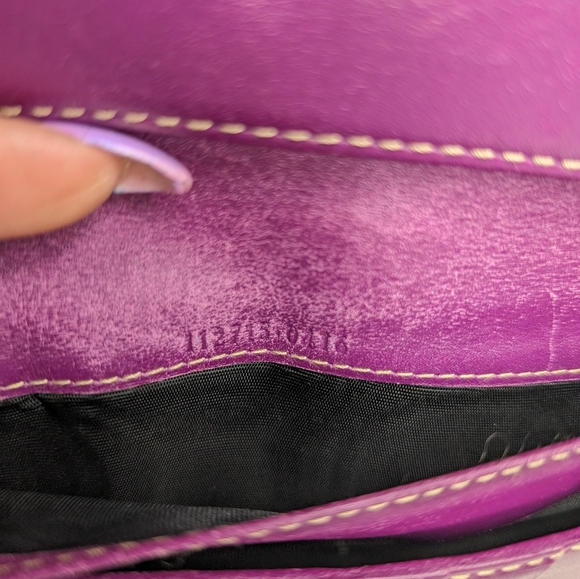 Gucci Purple Guccissima Leather Flap Continental Wallet - Picture 10 of 12